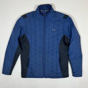 Under Armour ColdGear Vancouver Canucks Jacket Men’s M Blue Black Hockey Outdoor